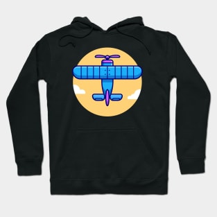 Vintage Plane Cartoon Hoodie